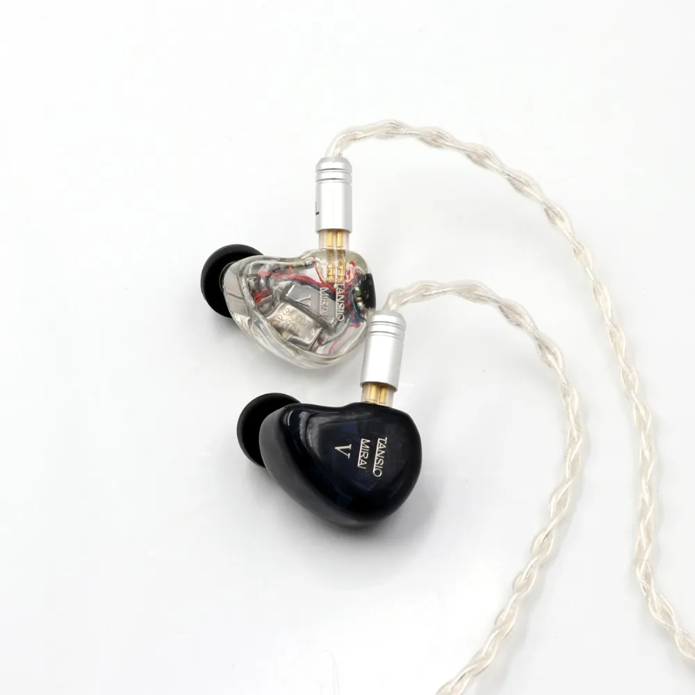 TANSIO Mirai TSMR-5 5BA Ноулз драйвер HiFi наушники-вкладыши с 3 Переключатель настройки, 2Pin 0,78 мм съемный кабель IEMs