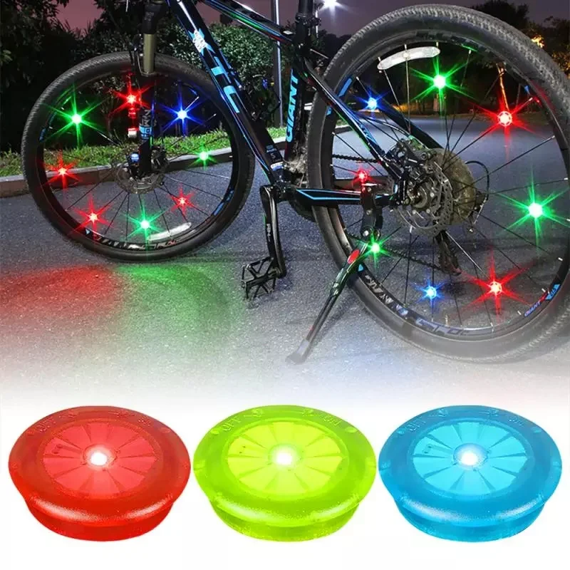 

Bike Flashing Light Accessories Bicycle Spoke Lamp Road Bike Steel Wire Lamp Bike LED Hot Wheels Skating Wheels Decorative Light