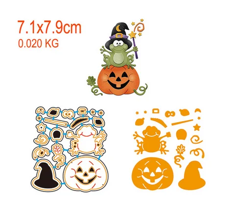 

Pumpkin Metal Cutting Dies Die Cut Stencil for Diy Scrapbooking Paper Card Making Emboss Mold