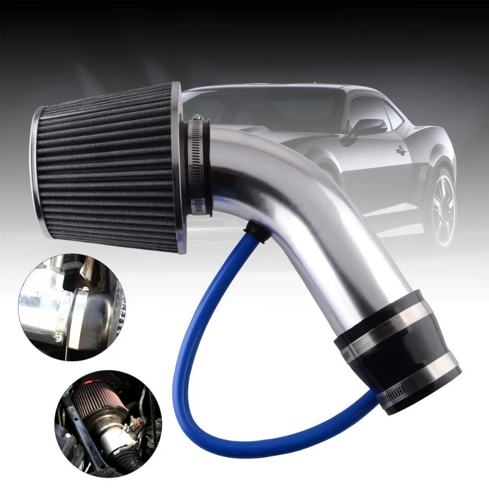 Универсальный впускной воздушный фильтр 3 дюйма/76 мм впускная труба двигателя