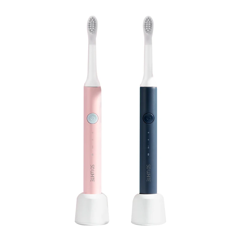EX3 blue and pink Xiaomi SOOCAS SO WHITE EX3 перезаряжаемая электрическая ультразвуковая зубная щетка USB перезаряжаемая зуб зубы Глубокая чистка кистей водонепроницаемый X3 - Цвет: EX3 blue and pink