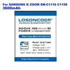LOSONCOER 3600 мАч EB-BC115BBC батарея для samsung GALAXY K Zoom SM-C1116 C1158 C1115 EB-BC115BBC EB-BC115BBE батарея