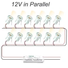 1 Вт DC12V IP65 Мини светодиодный RGB прожектор + IP67 источник питания для дома и улицы Рождественская вечеринка крыша звезда точечное освещение 80Ra 100Lm CE