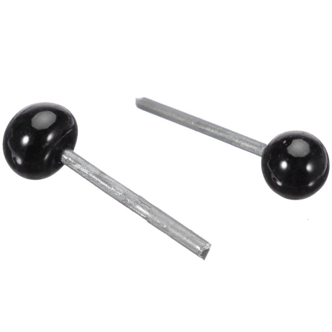 100pcs/set Plastic Glass Doll Eyes Needle Felting Bears Black Dolls Accessories2mm / 3mm 4mm For Eye Arts DIY Crafts | Дом и сад