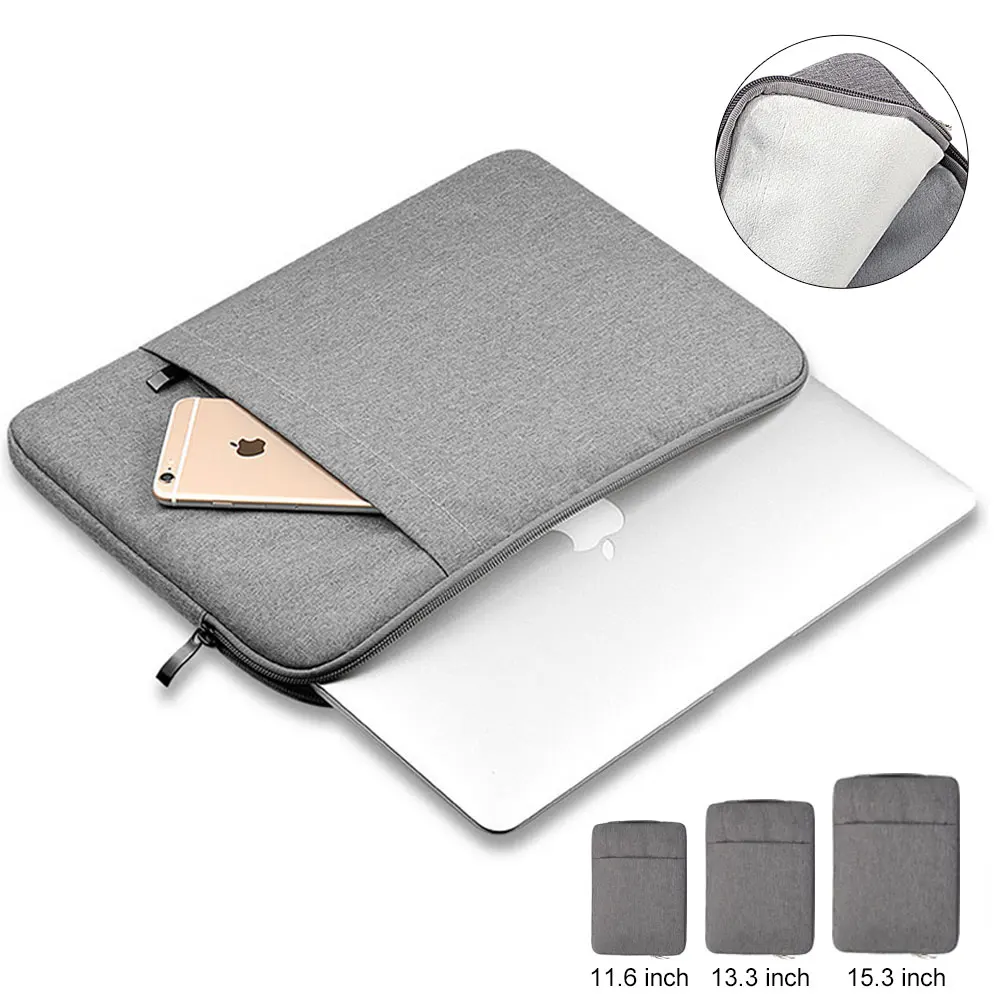 13 inch laptop sleeve bag case for macbook pro air dell lenovo asus acer hp computer 11 16 15 13 3 laptops sleeve 14 15 6 cover free global shipping