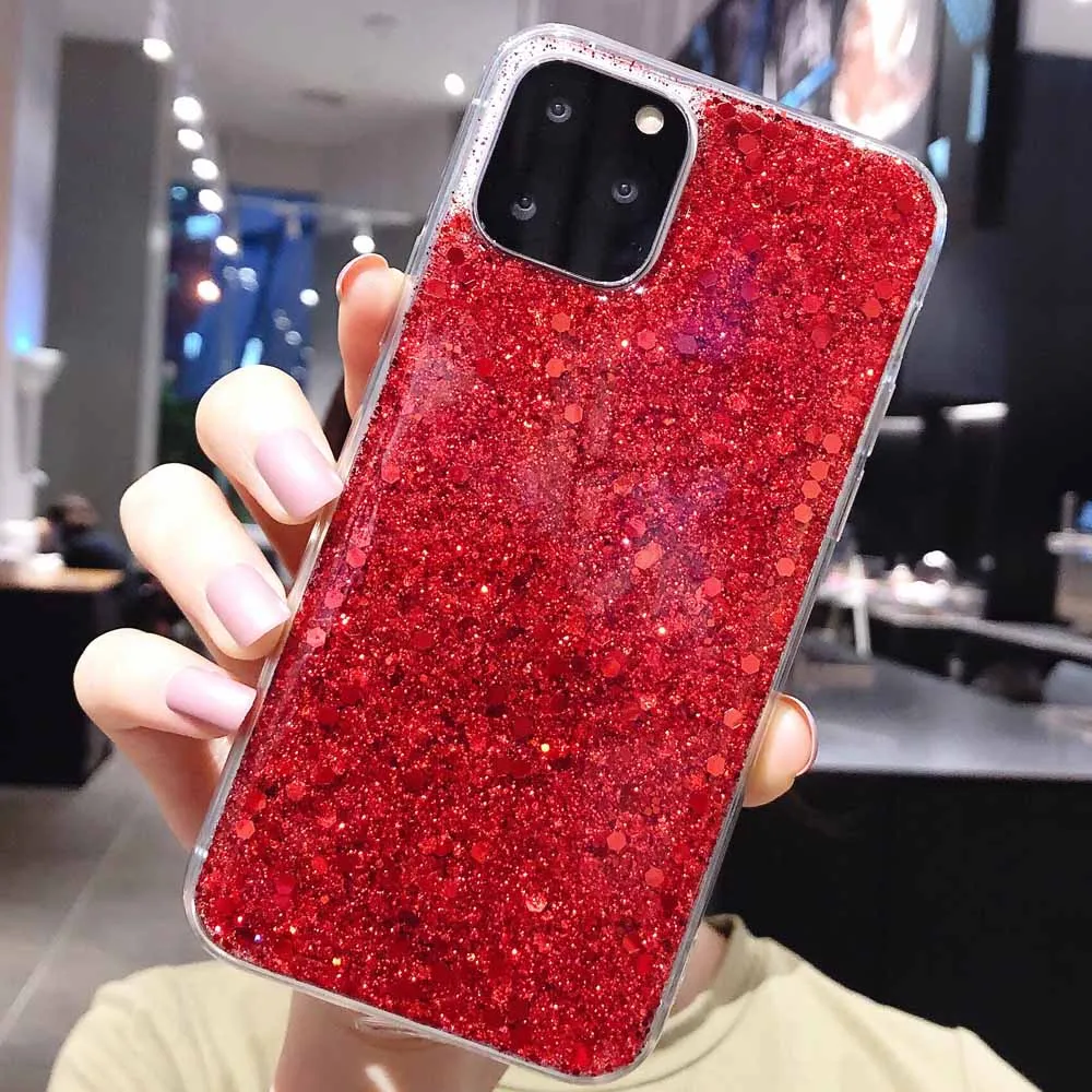 Блестящая с кристаллами, прозрачная, для телефона чехол для samsung A6, A8, A9,, блестящая, блестящая, для Galaxy Note 10, S7, S9, S8, S10 Plus, E, мягкий чехол