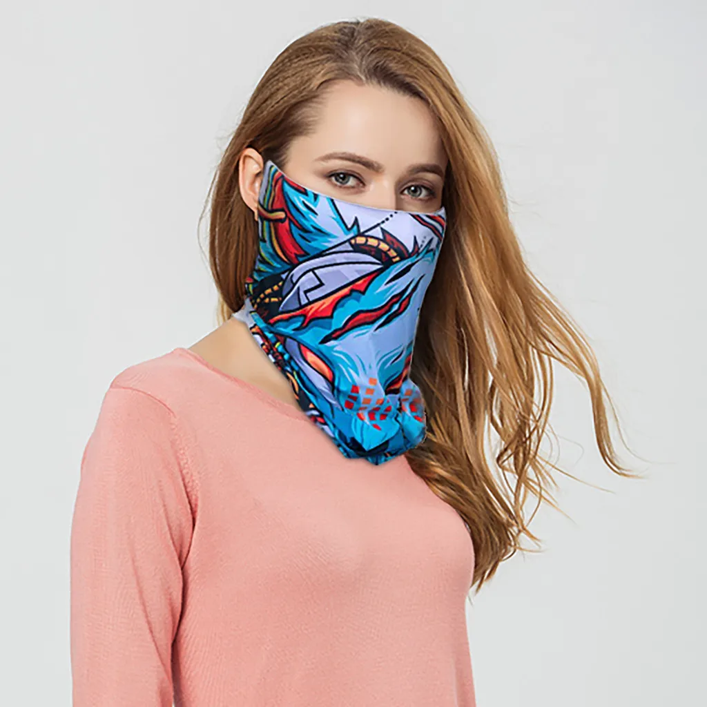 Мотоциклетная защита для шеи лица ветрозащитный Байкерский трубчатый шарф