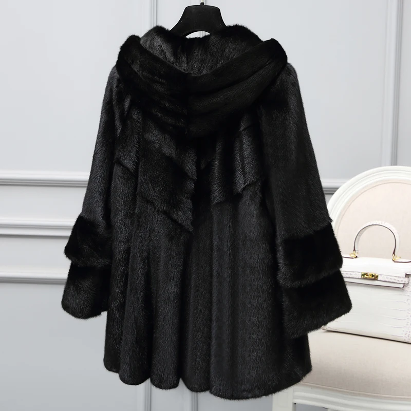 Настоящая норковая шуба 2020 зимняя куртка для женщин роскошная натуральная Шуба