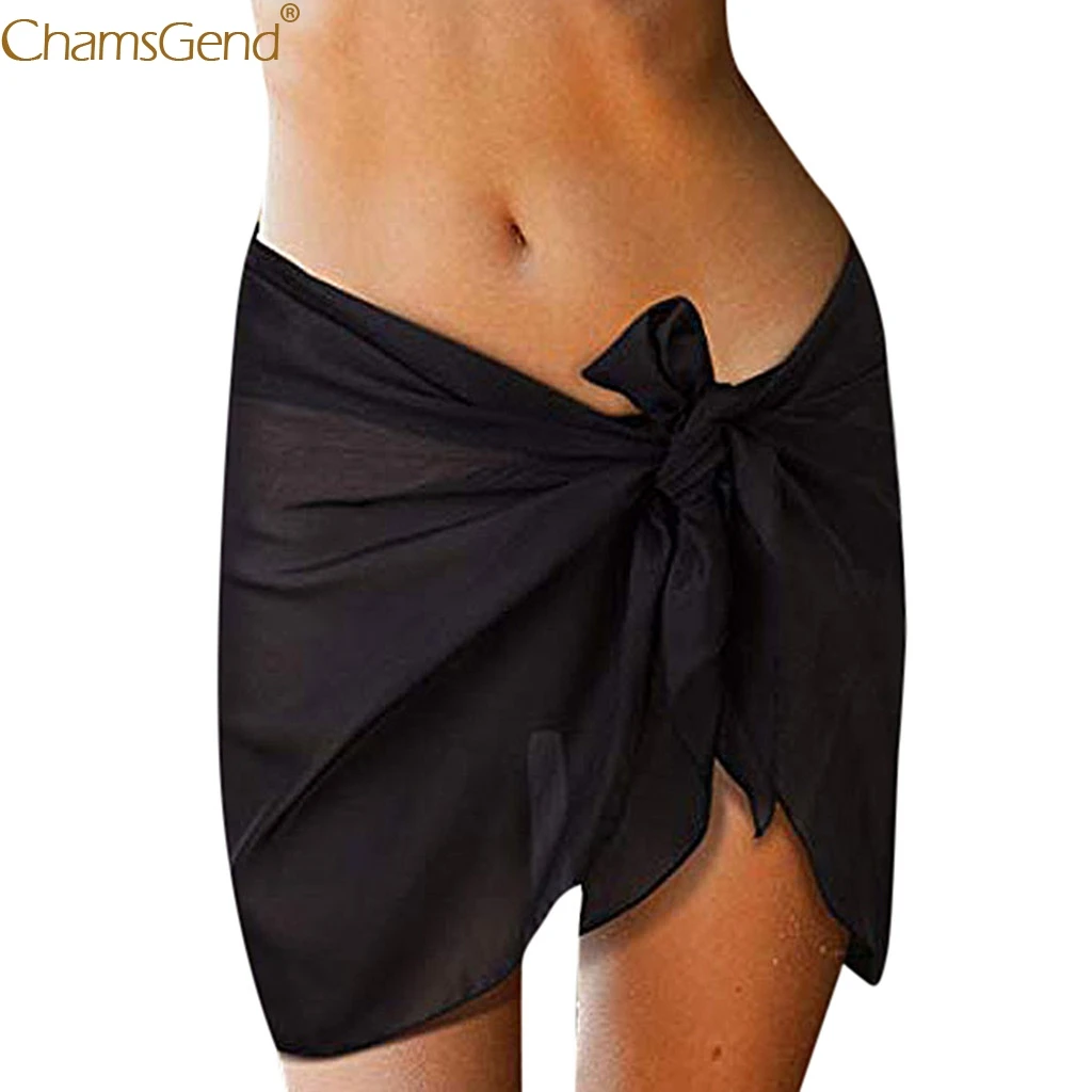 Летние юбки для женщин большие размеры 2 шт. Женская однотонная пляжная фатиновая