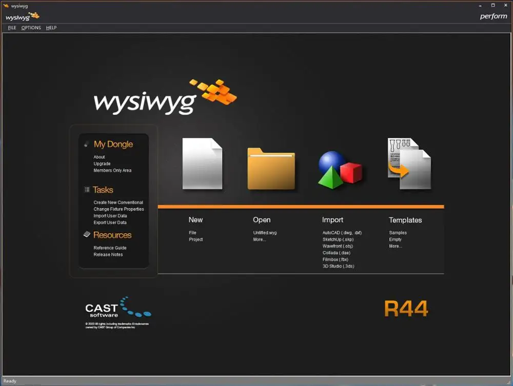 Dmx 512 контроллер освещения программное обеспечение R44 Wysiwyg3D | Лампы и освещение