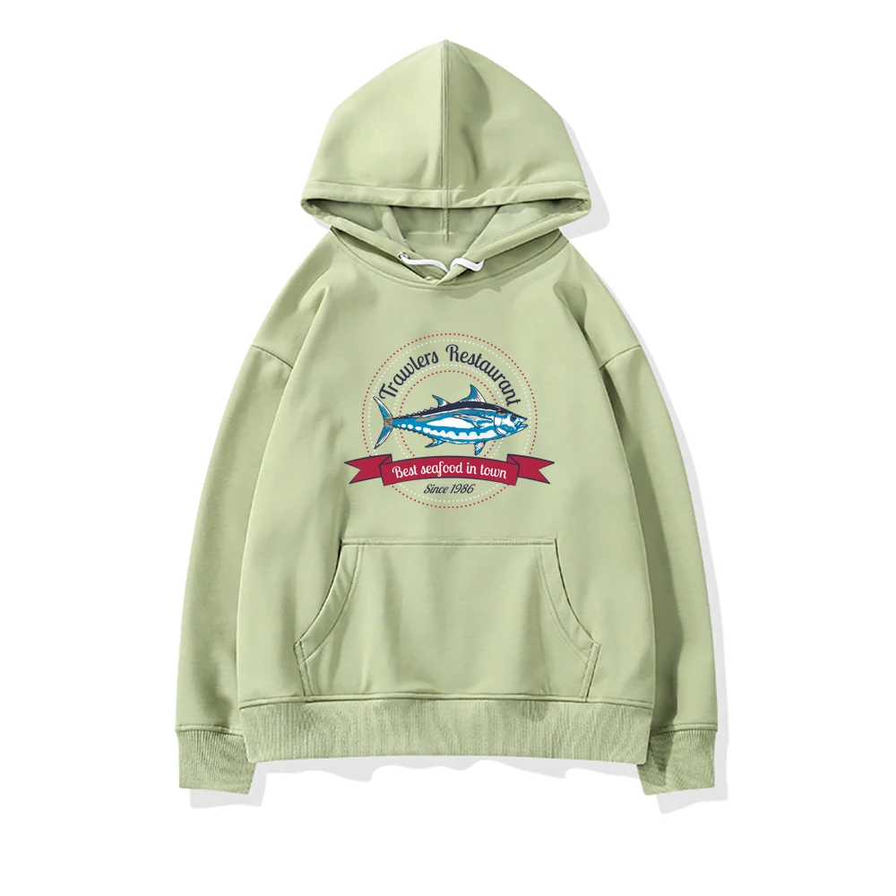 

Beat Aeafood In Town Print Womans Sweahoodie Autumn S-XXL Hoodie Creativity Casual Hip Hop Clothing Vogue O-Neck Female Hoodies