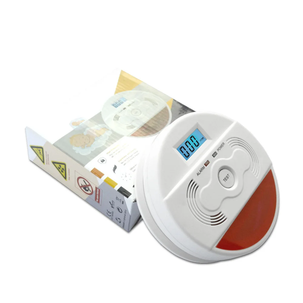 Garage CO детектор установка угарного газа датчик для дымоуловителя Предупреждение