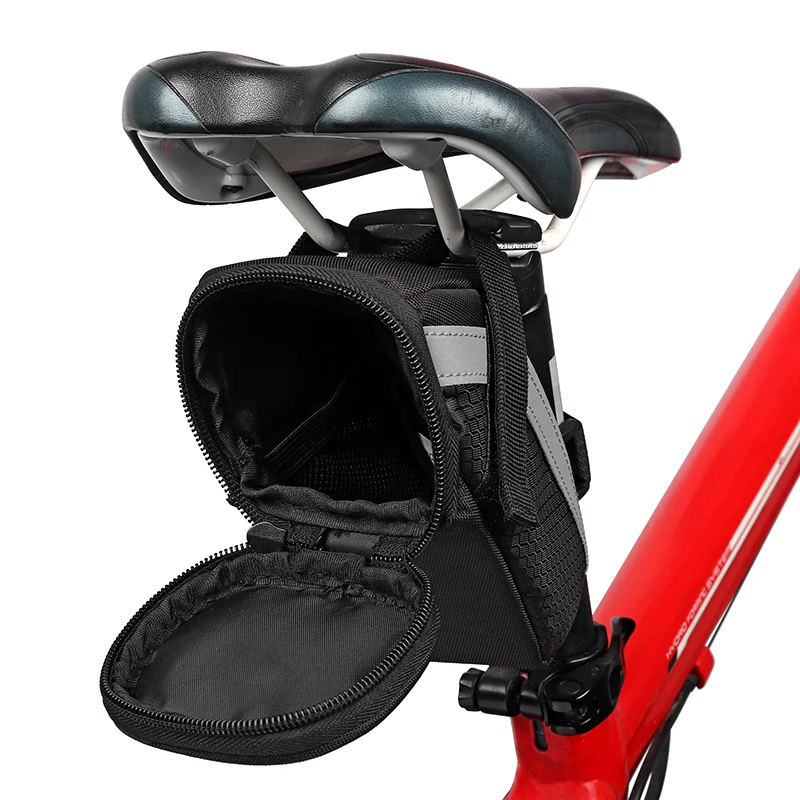 Portable Bicycle Saddle Bag Bike Storage Seat Cycling Tail Rear Pouch Riding Accessories | Спорт и развлечения