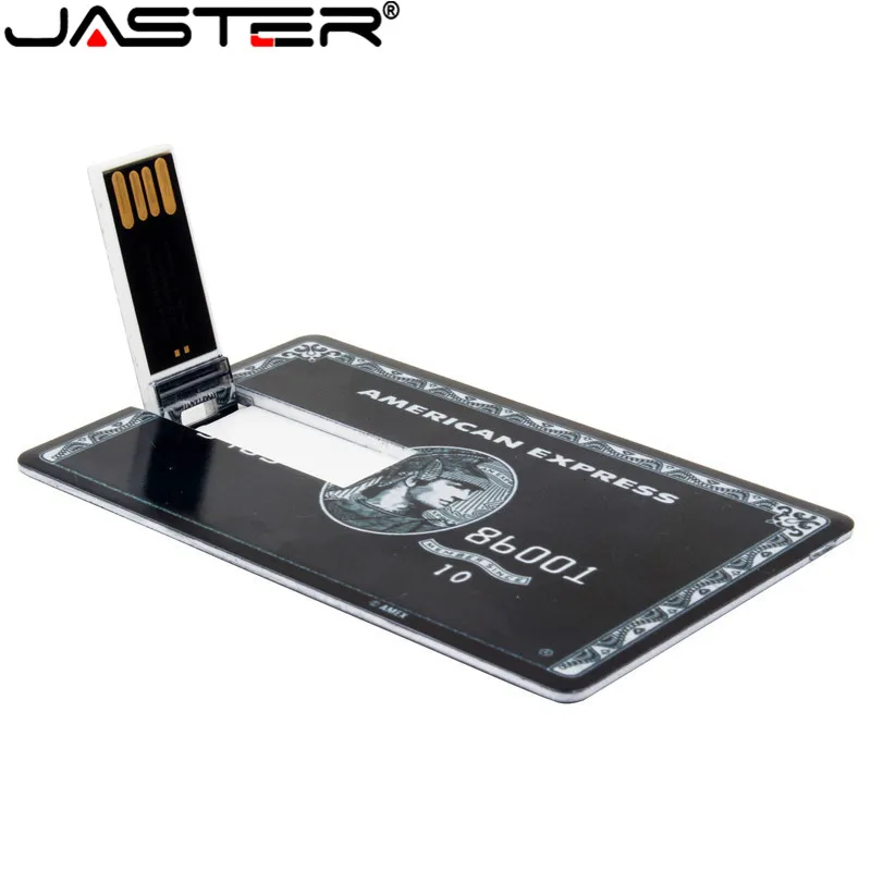 Флэш-накопитель JASTER для кредитной карты USB 8 ГБ 4 16 2 0 флэш-накопитель 32 64 с реальной