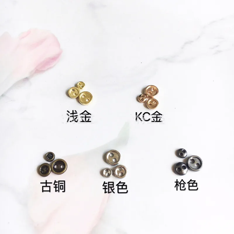 50Pcs 3,4,5mm DIY Doll Clothes Button Handmade Sewing Buttons For 1:12 1:6 Dolls Clothes Decorative Accessories images - 6