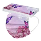 10 шт. одноразовые дыхательные аппараты для взрослых; Масок для лица рот шапки с принтом бабочки Mascarillas три Слои защитная обложка для рта маска для лица маска Тканевая