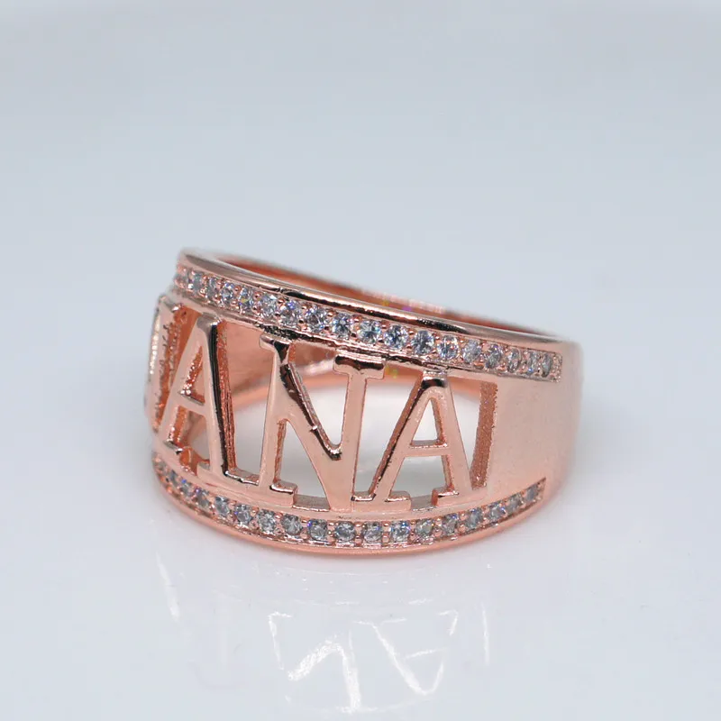 Европейский Лидер продаж серебряное кольцо с надписью Nano для женщин кольца