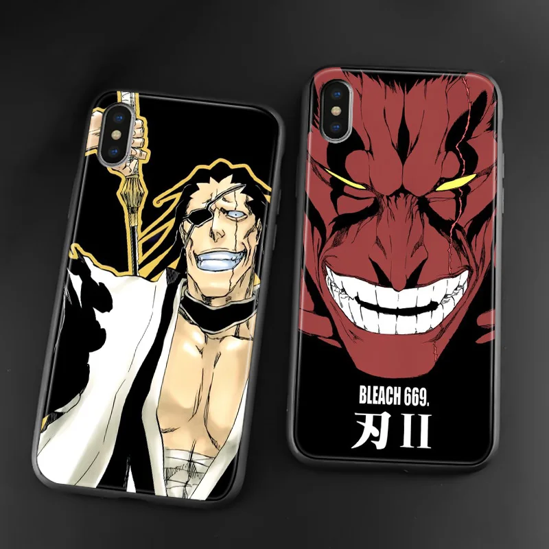 Kenpachi Zaraki Bleach anime soft silicone Phone case cover shell For iPhone 6 6s 7 8 Plus X XR XS 11 Pro Max | Мобильные телефоны