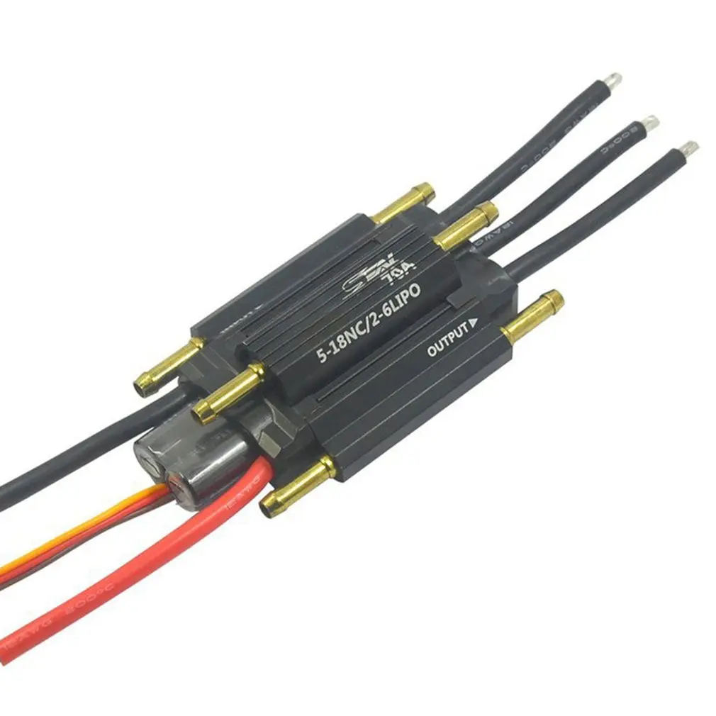

ZTW Бесщеточный Регулятор скорости ESC 2-6S Lipo BEC 5,5 В/5A для лодки с дистанционным управлением F21267/71 электронный регулятор скорости