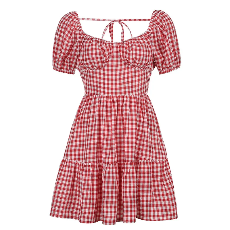 2021 Новое летнее платье для женщин с квадратным вырезом сексуальное боди со