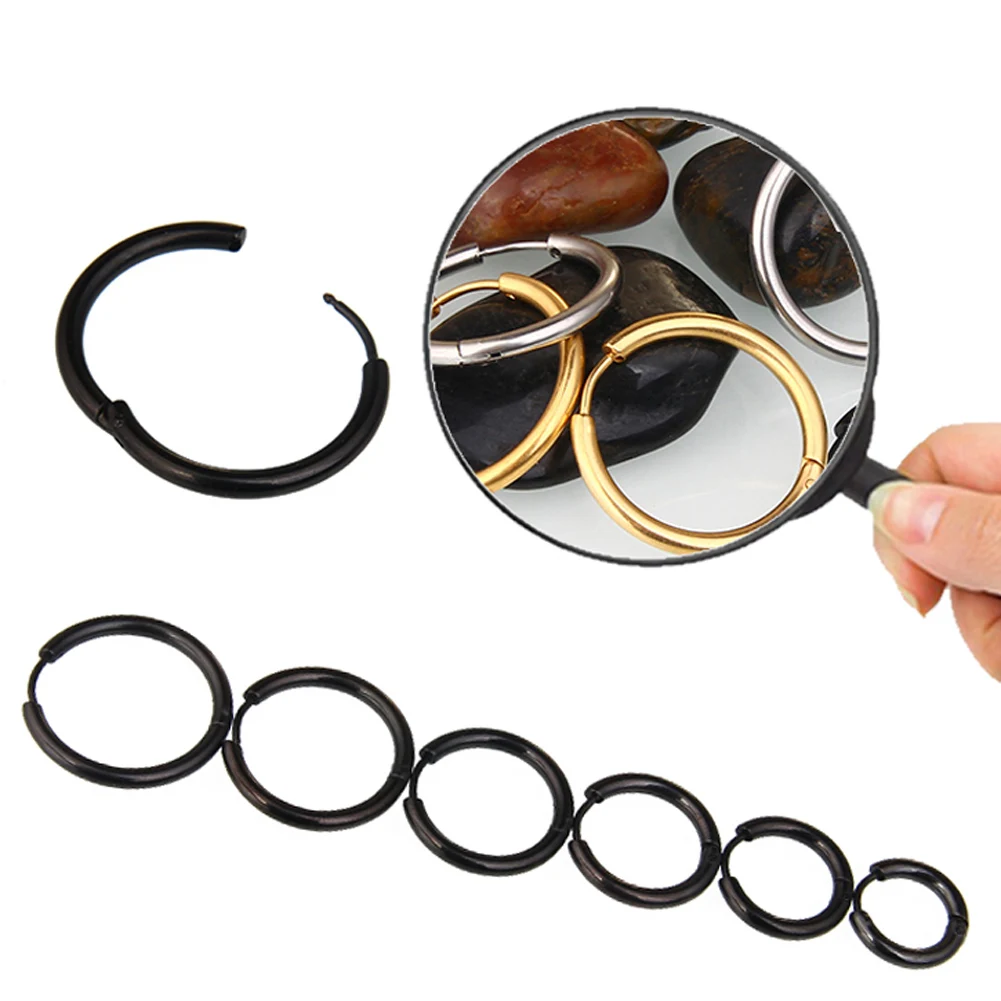 Серьги-гвоздики из хирургической стали разных цветов 2 шт. | Украшения и