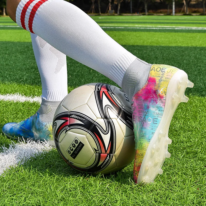 2021 New Style Outdoor Professional Football Shoes For Youth Men's Soccer Non-slip Training Boots Cleats Sports Sneakers | Спорт и