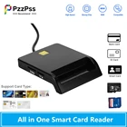 Считыватель смарт-карт PzzPss X02, USB, EMV, SD, TF, MMC