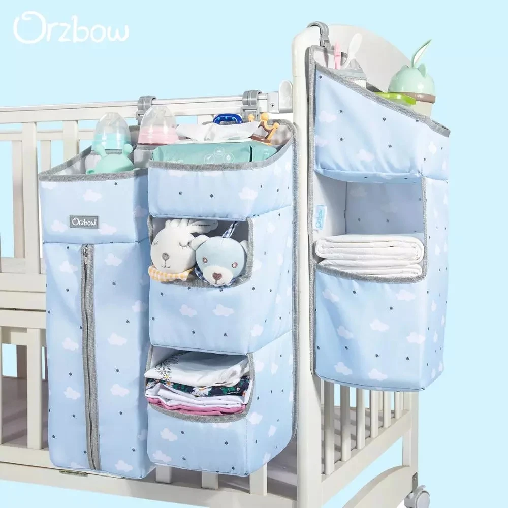 Orzbow сумка Органайзер для хранения детской кроватки влажных подгузников