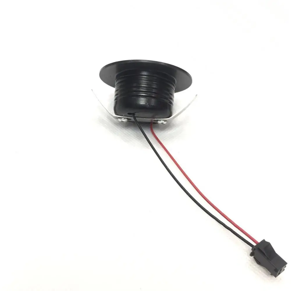 1 шт./лот черные светодиодные cabinet light 3 Вт cob светильники 48 мм Диаметр AC85 265V мини под
