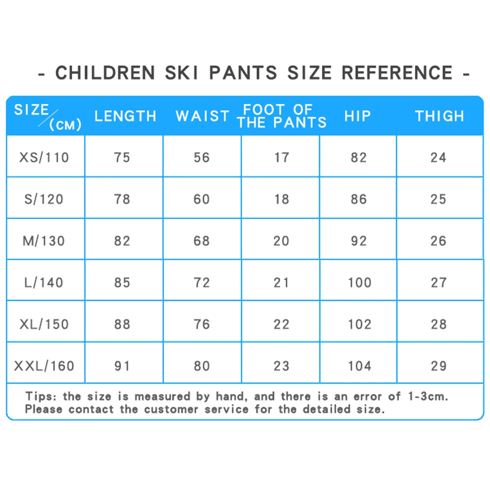 

Winter Kids Ski Pants Boys and Girls Windproof Overall Pants Tracksuits for Children Waterproof Warm Skiing Snowboard Trousers