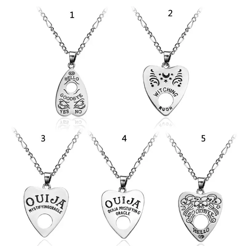 Готическая подвеска Ouija Planchette, сатанинская ведьма, подарок на Хэллоуин