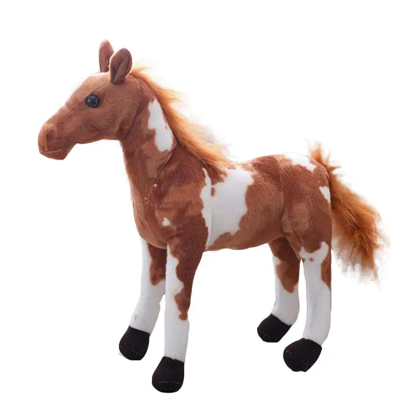 

Horse Stuffed Animal Toy Lifelike Horses Plush Pony Doll Kids Birthday Gifts