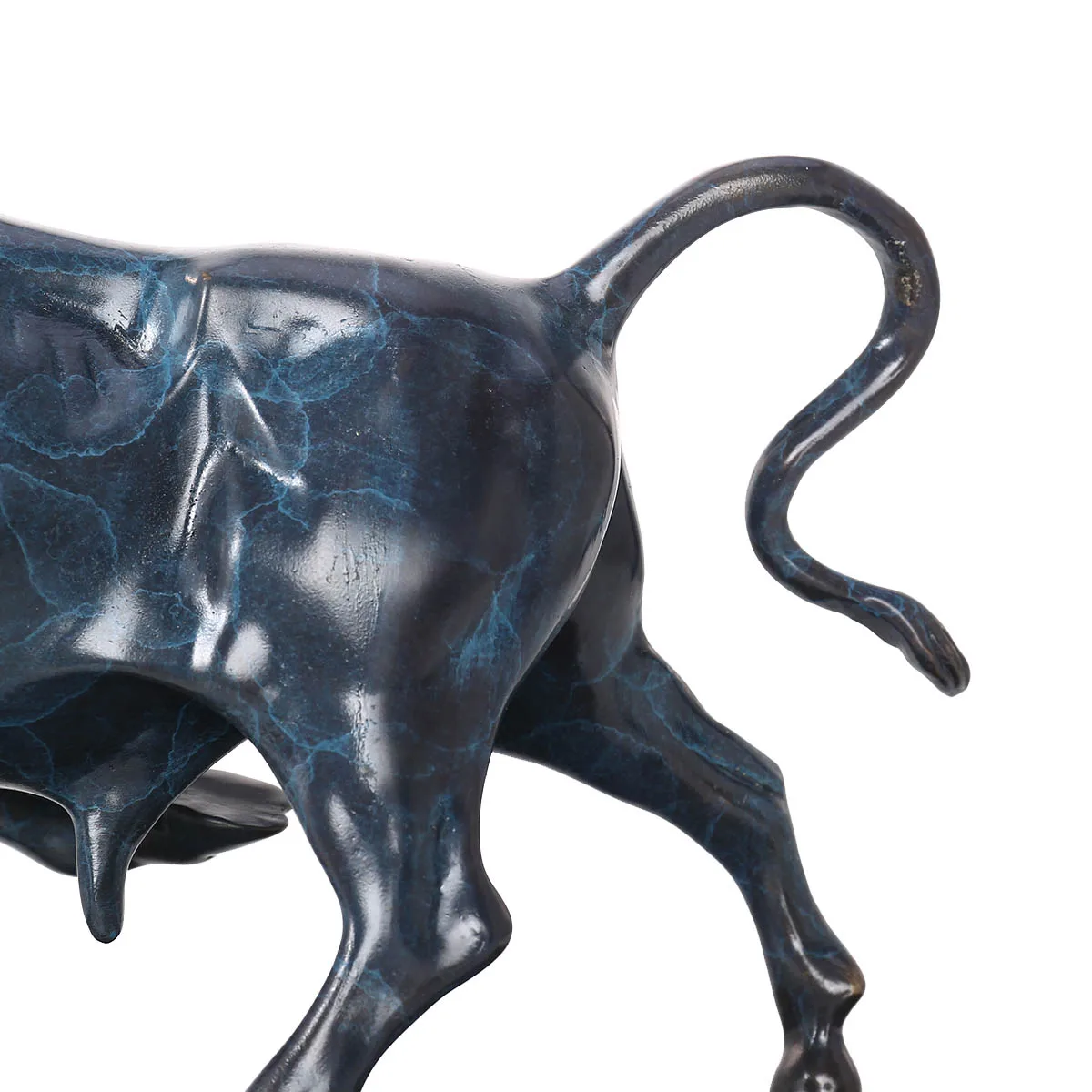 Энергичная Бронзовая Скульптура Быка с полной импульсной силой скульптура