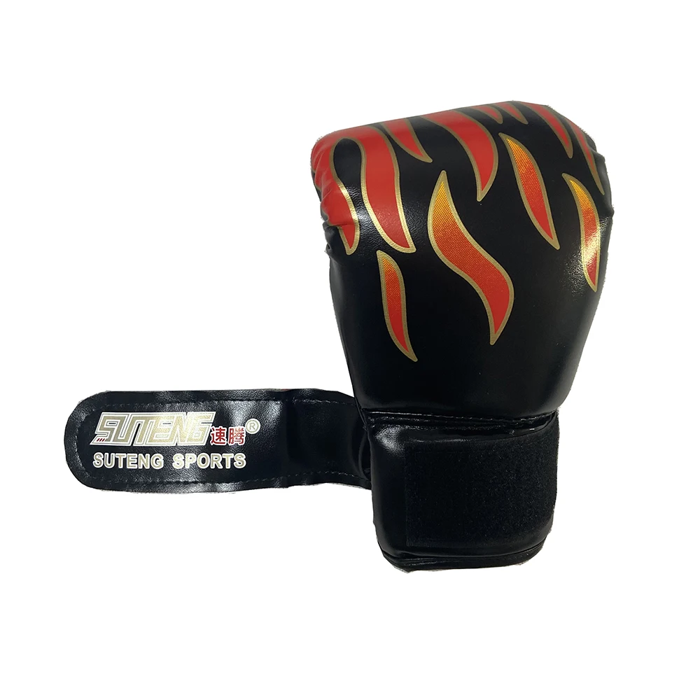 От 2 до 7 лет пламя ребенок ММА Муай Тай Боксёрские перчатки сумка Fun удар Обучение