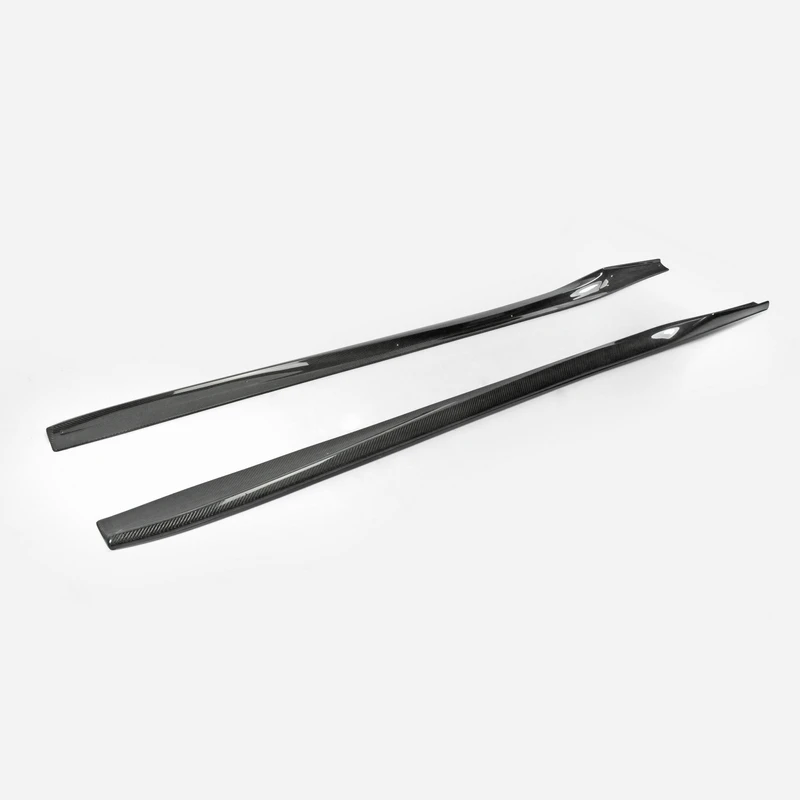 Для Nissan GTR R35 2017 MY17 VRS стиль углеродное волокно боковая юбка расширение глянцевая