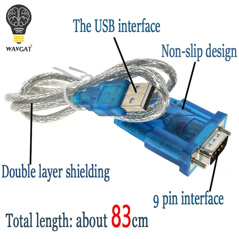 USB в порт RS232 COM Serial PDA 9 pin DB9 Кабель-адаптер sup Windows7 64