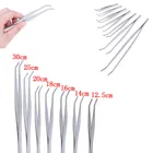 Многофункциональный Пинцет из нержавеющей стали для аквариума, 12,5141618202530 см, прозрачный зажим, инструменты для медицинского ремонта, 1 шт.