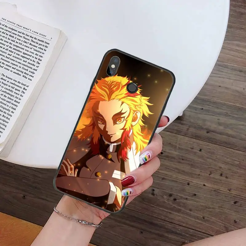 

Kyojuro Rengoku Japan anime Phone Case For Xiaomi Redmi note 7 8 9 t k30 max3 9 s 10 pro lite