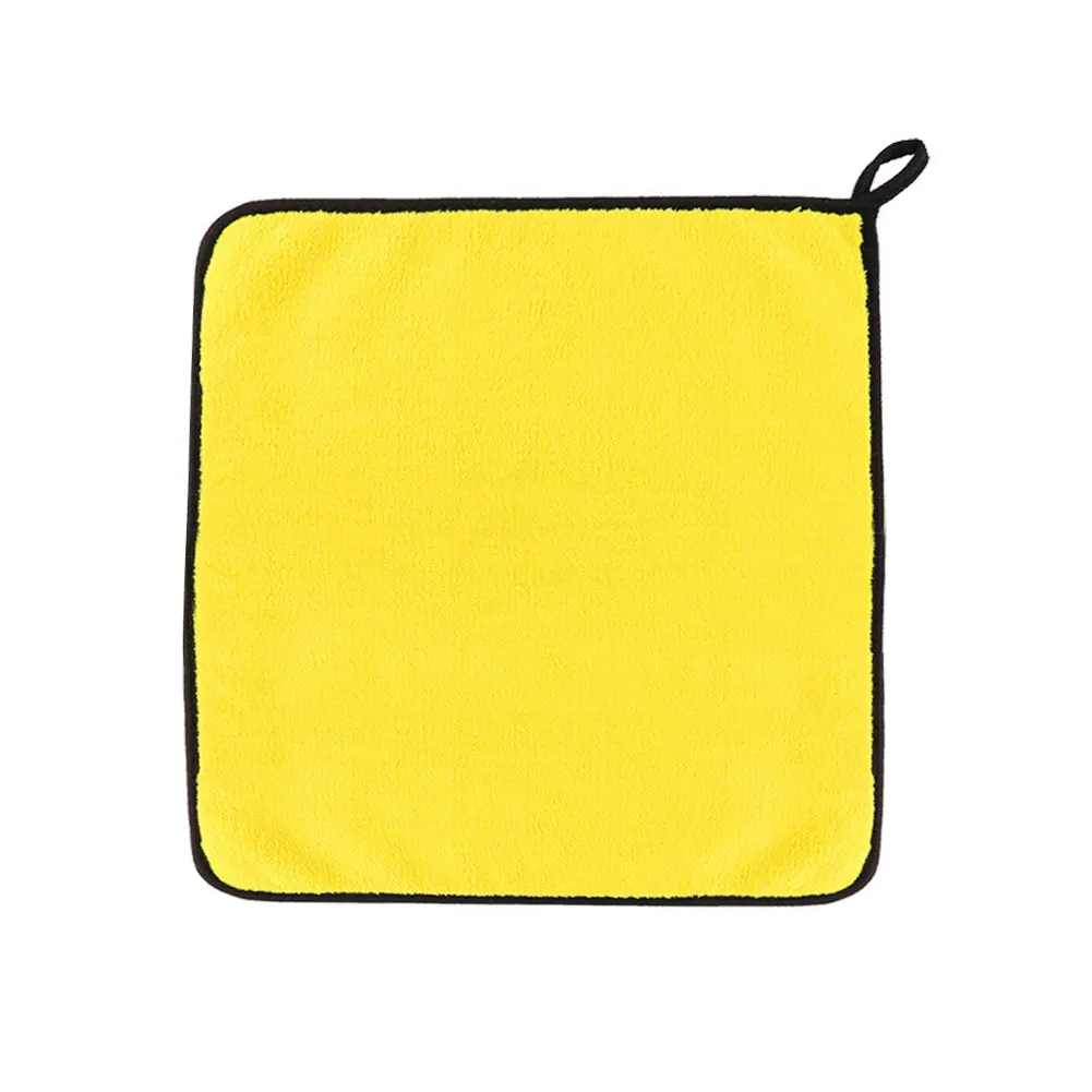 30x30cm 3 шт. автомобиля уход, полировка мыть Полотенца s плюшевые микрофибры чистки автомобиля полотенце для мойки и сушки супер толстая плюшевая Полиэстеровая волокна салфетка для чистки автомобилей - Цвет: 30x30cm