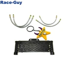 Масляный радиатор M10 x 1,25 с высоким потоком + Болтовой шланг 8 мм10 мм для китайского горизонтального двигателя 125 140 150 160 190 куб. См