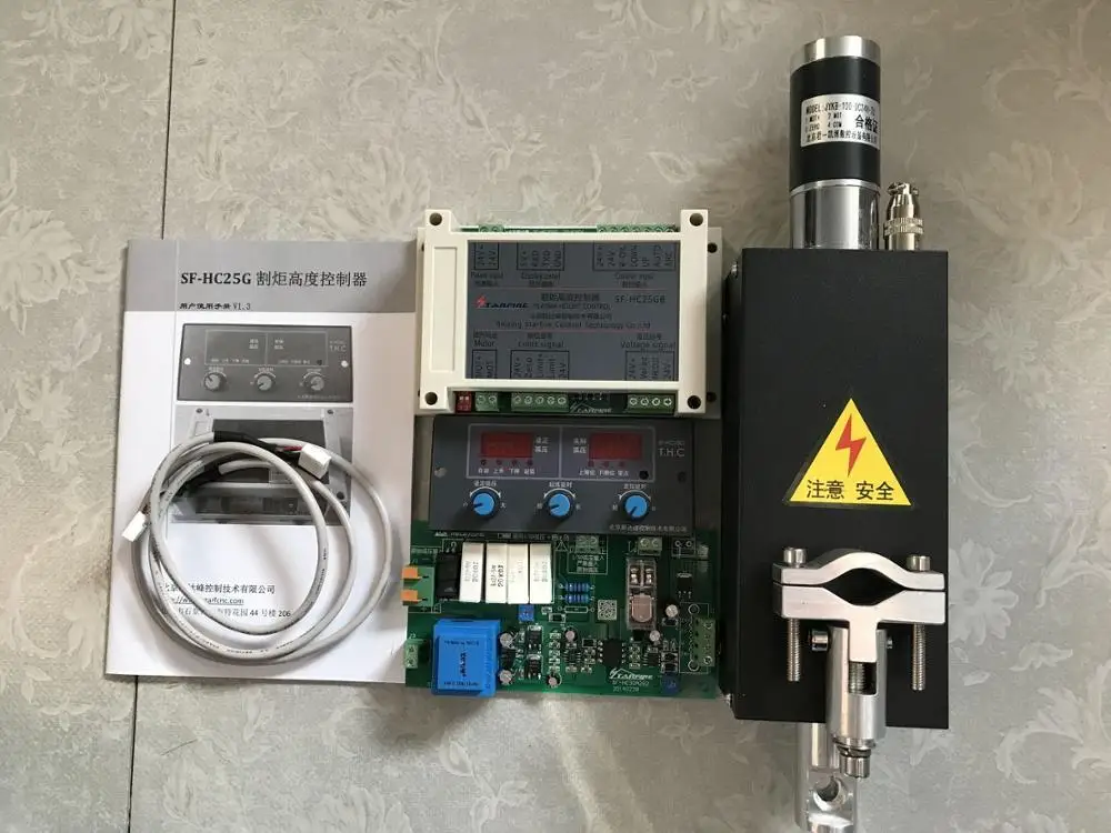 CNC THC плазма режущий фонарь Высота контроллер SF HC25G с подъемник JYKB 100 DC24V T3|Машины