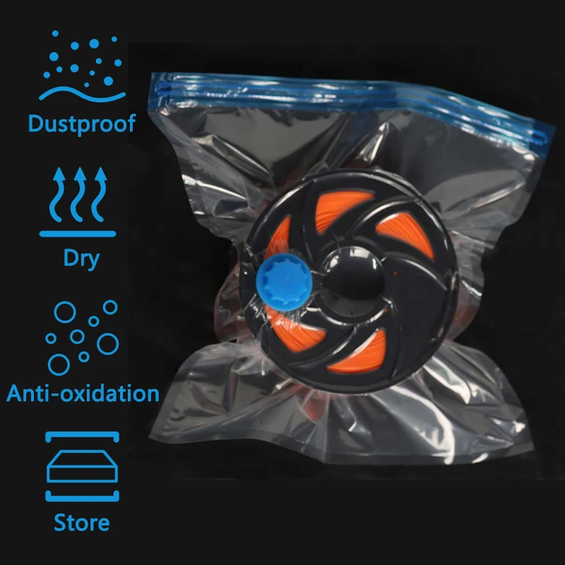 Filament Storage filament vacuum bag Size 40*50mm Humidity Resistant for 3D Printer PLA/PETG/ABS 3d printer accessories |