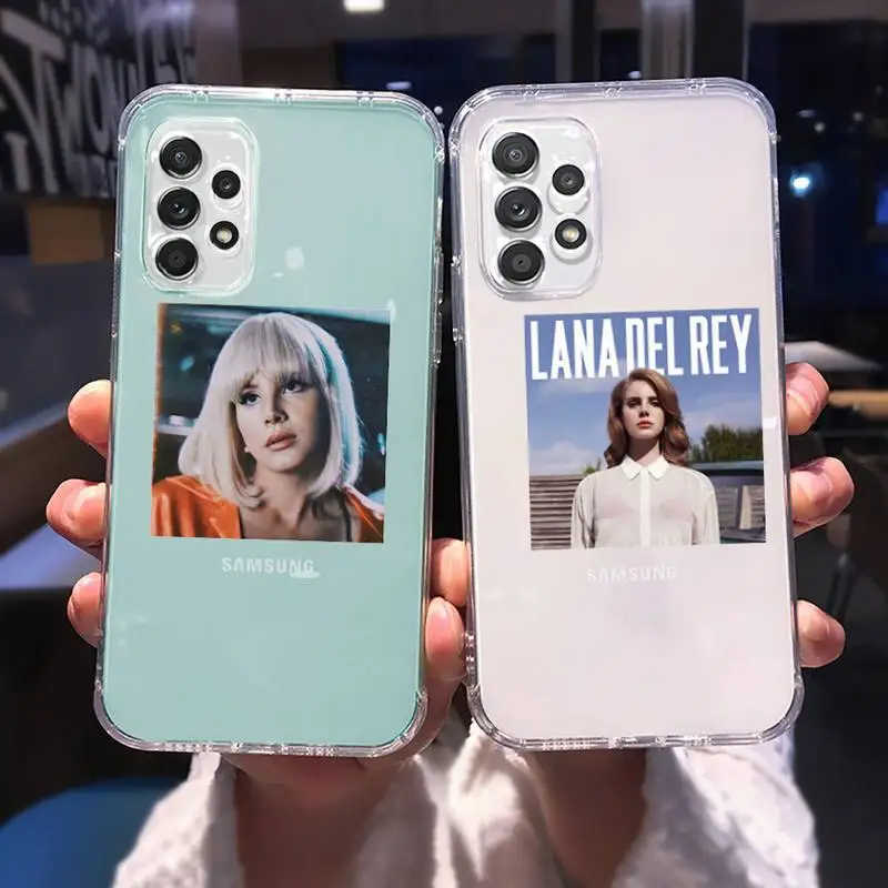 

Lana Del Rey Phone Case for Samsung A 51 50 52 12 21s 31 40 70 71 note S 20 10 21 ultra plus fe clear coque shell coque