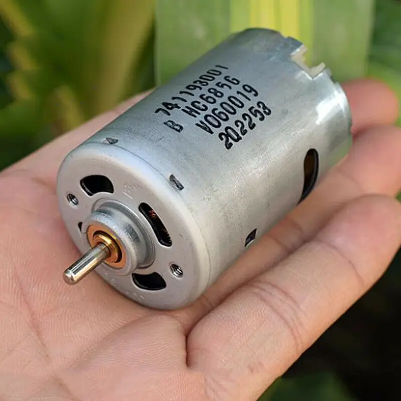 

JOHNSON RS-545 Motor DC 24V-36V 18300RPM High Speed Large Front ball bearing for DIY Vacuum Cleaner Toy Electric Drill Model