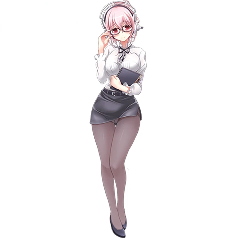

Cartoon Super Sonico Girl Sexy Beauty Anime for SUV Bumper Windows Waterproof Accessories Creative Decals Exterior PVC13x3cm