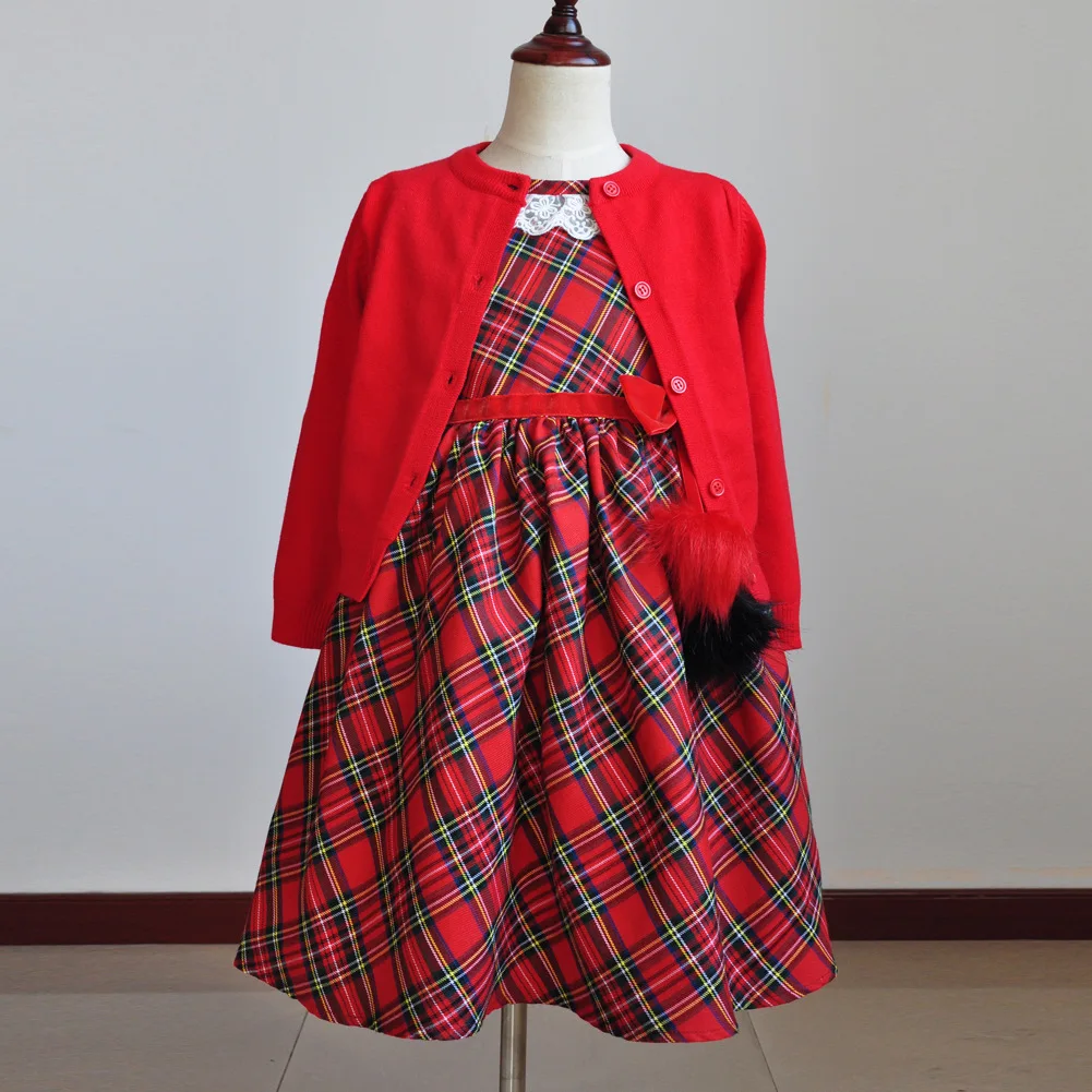 Испанское кружевное платье в клетку платья принцессы vestidos элегантные