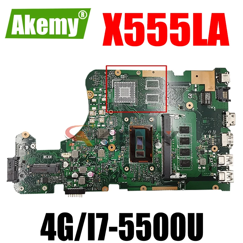 X555LA MAIN_BD._ 4G/I7 5500U/AS 90NB0650 R00010 материнская плата REV 3 для Asus X555LAB X555LD X555L VM590L