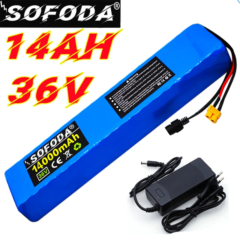 36V 10S4P 14Ah 600W High power&ampcapacity 42V18650 lithium battery pack ebike electric car bicycle motor scooter 20A BMS+charger | Спорт и