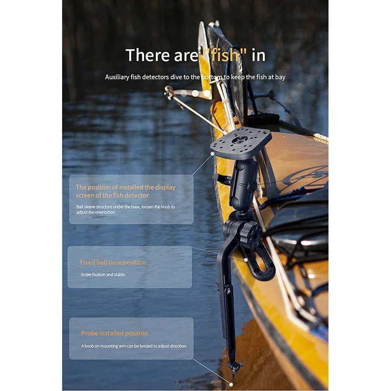 Рыбопоисковый рыбопоисковый преобразователь с подставкой для морской рыбы |