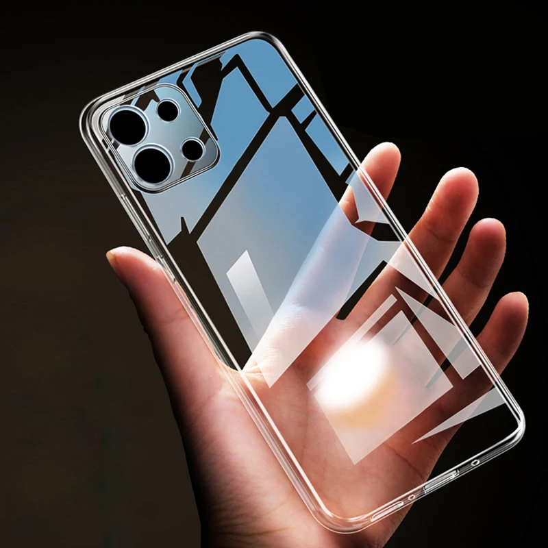 

Чехол Mofi для Xiaomi Mi 10, тонкий прозрачный ТПУ Тонкий чехол для Mi 11, чехол для Poco X3 NFC, Мягкая силиконовая задняя крышка, противоударный чехол
